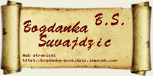 Bogdanka Suvajdžić vizit kartica
